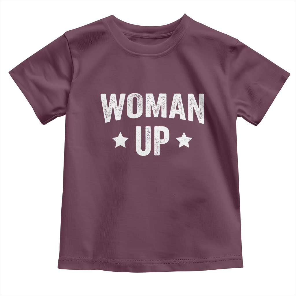 Woman Up Toddler T Shirt Fitness Gym Workout Feminist - Wonder Print Shop