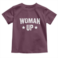 Woman Up Toddler T Shirt Fitness Gym Workout Feminist - Wonder Print Shop