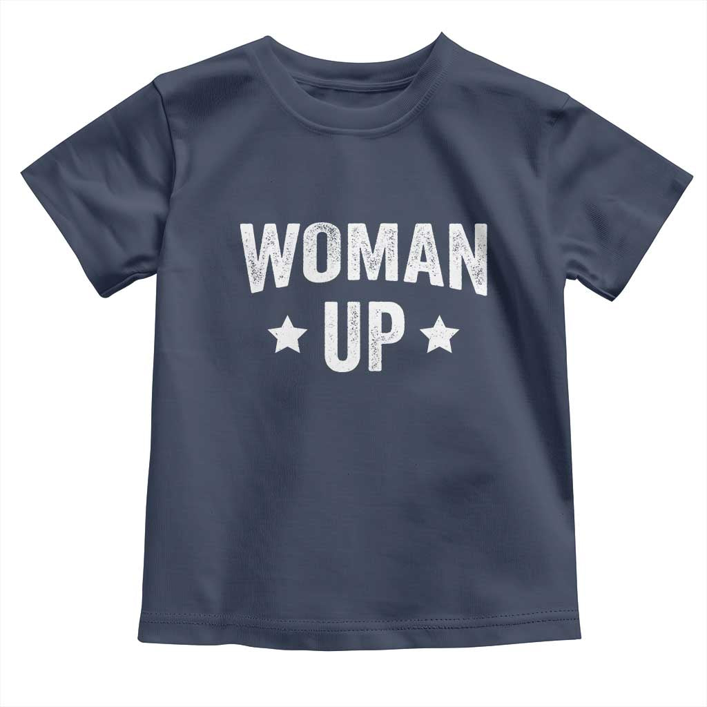 Woman Up Toddler T Shirt Fitness Gym Workout Feminist - Wonder Print Shop
