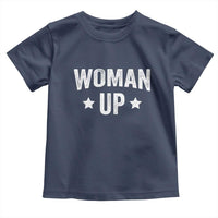 Woman Up Toddler T Shirt Fitness Gym Workout Feminist - Wonder Print Shop