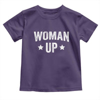 Woman Up Toddler T Shirt Fitness Gym Workout Feminist - Wonder Print Shop