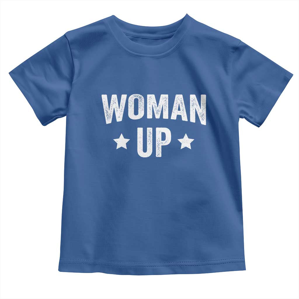 Woman Up Toddler T Shirt Fitness Gym Workout Feminist - Wonder Print Shop