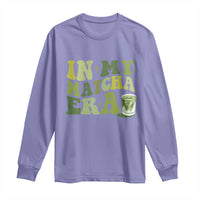 In My Matcha Era Long Sleeve Shirt Matcha Latte Lover - Wonder Print Shop