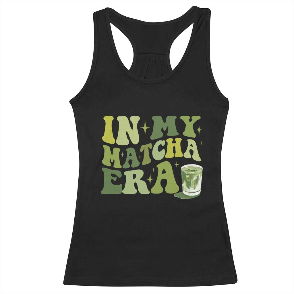 In My Matcha Era Racerback Tank Top Matcha Latte Lover - Wonder Print Shop