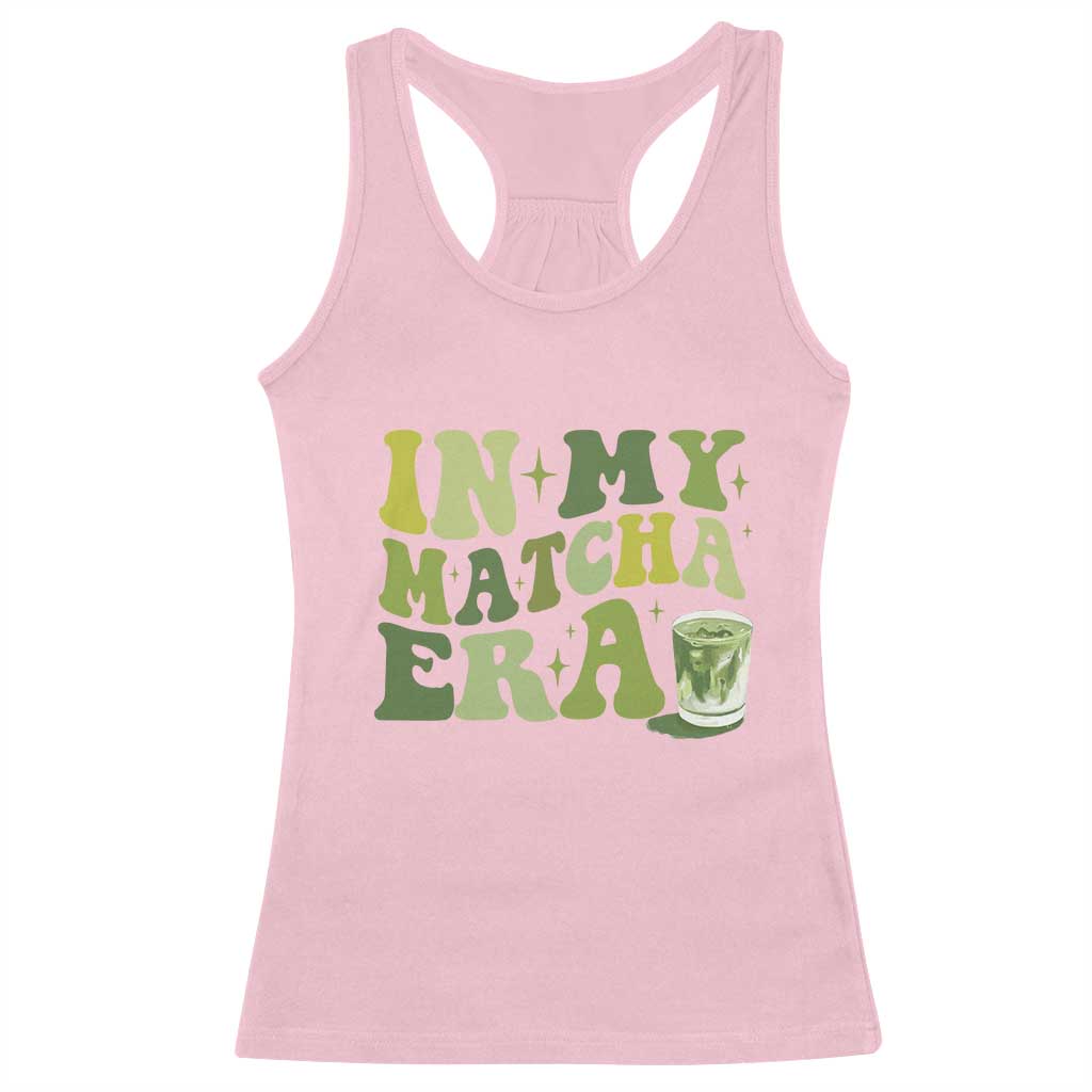 In My Matcha Era Racerback Tank Top Matcha Latte Lover - Wonder Print Shop