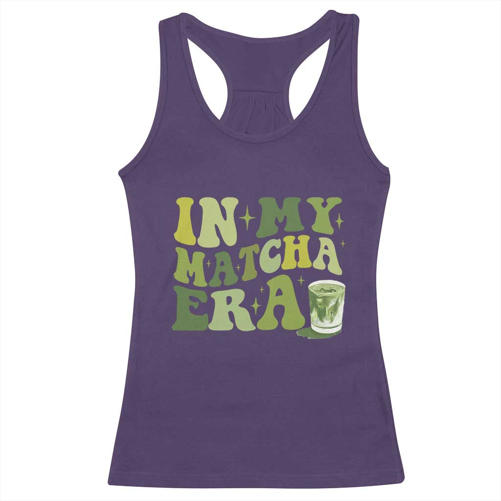 In My Matcha Era Racerback Tank Top Matcha Latte Lover - Wonder Print Shop