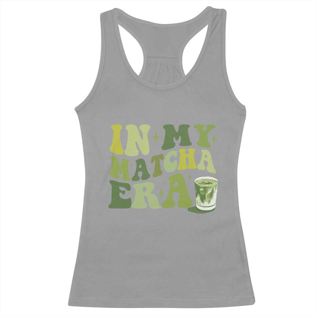 In My Matcha Era Racerback Tank Top Matcha Latte Lover - Wonder Print Shop