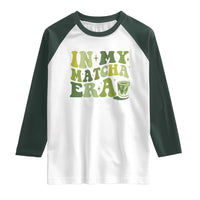 In My Matcha Era Raglan Shirt Matcha Latte Lover - Wonder Print Shop