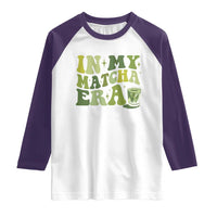 In My Matcha Era Raglan Shirt Matcha Latte Lover - Wonder Print Shop