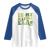 In My Matcha Era Raglan Shirt Matcha Latte Lover - Wonder Print Shop