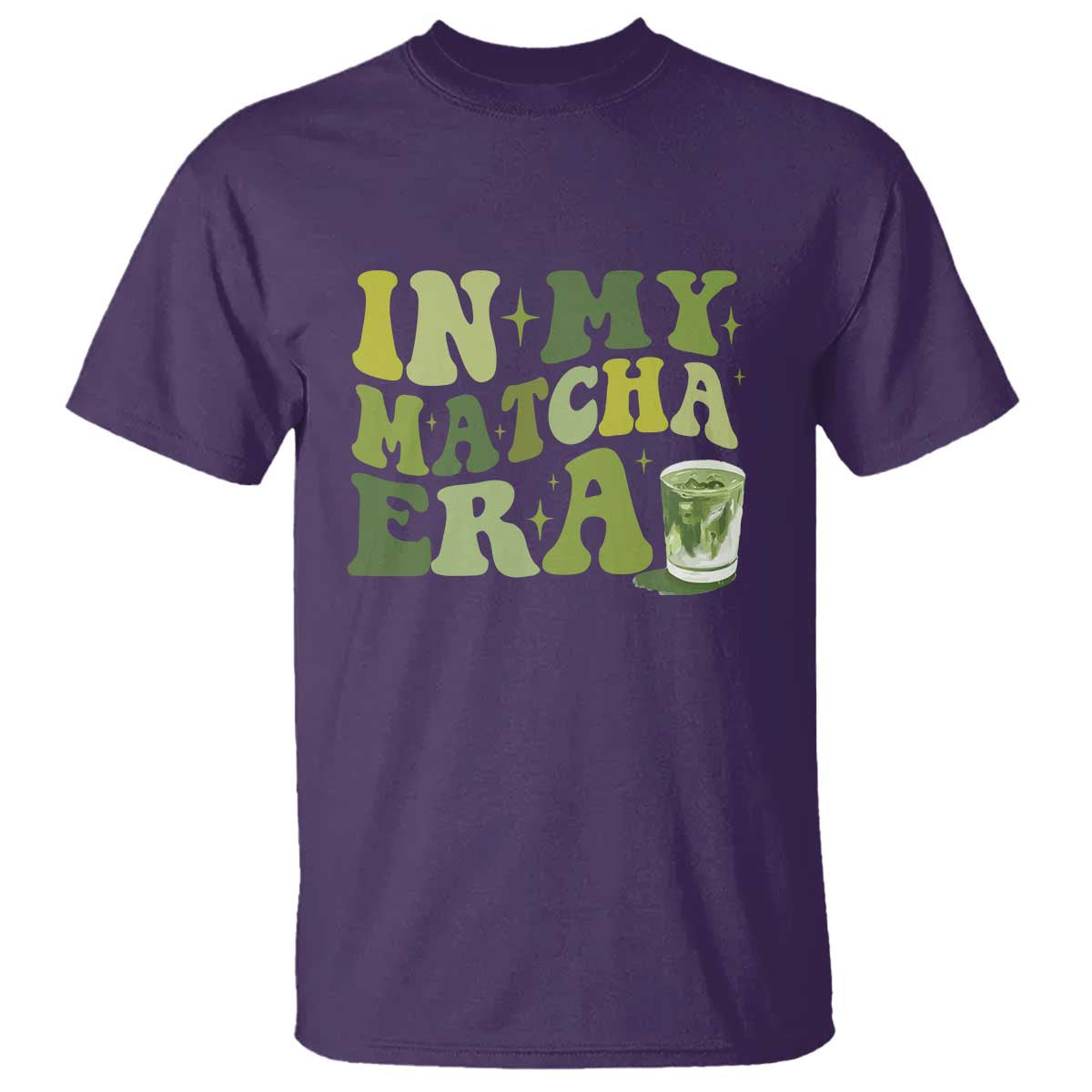 In My Matcha Era T Shirt Matcha Latte Lover - Wonder Print Shop
