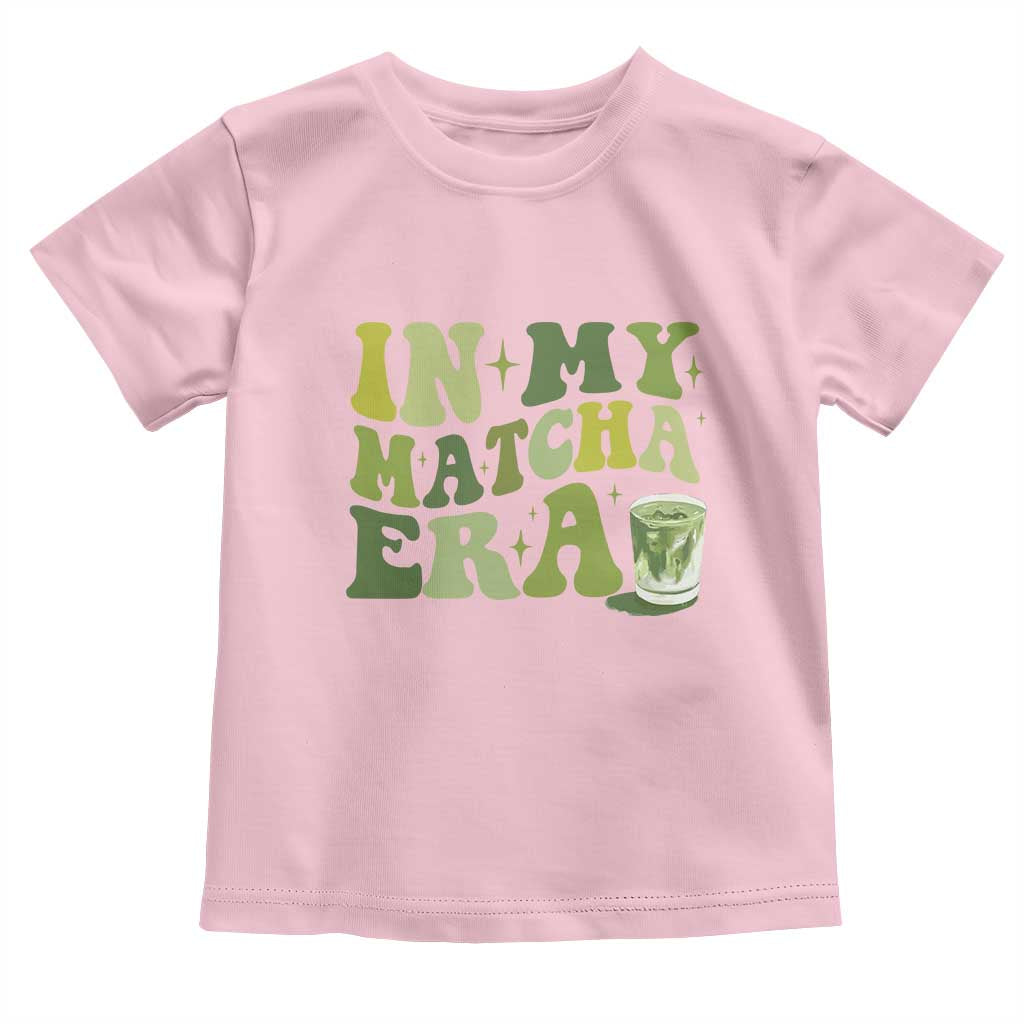 In My Matcha Era Toddler T Shirt Matcha Latte Lover - Wonder Print Shop