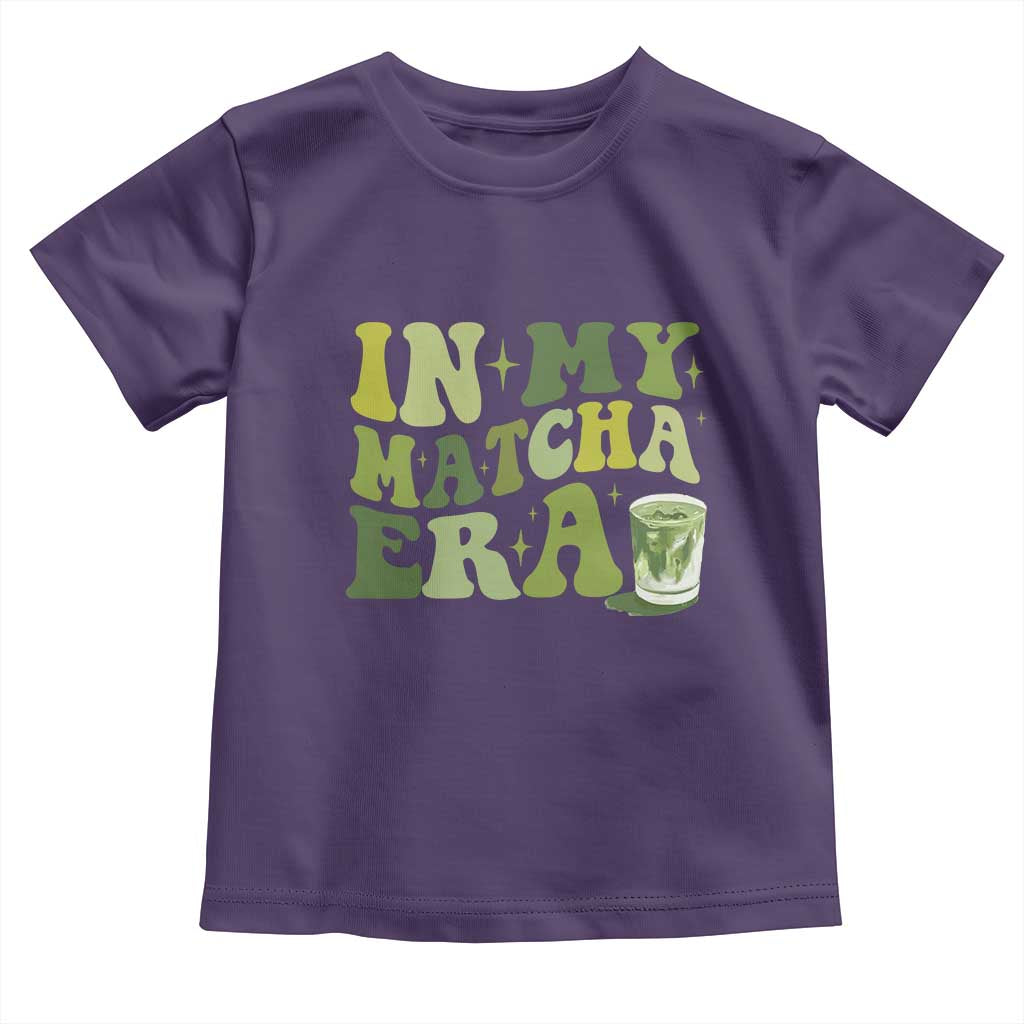 In My Matcha Era Toddler T Shirt Matcha Latte Lover - Wonder Print Shop