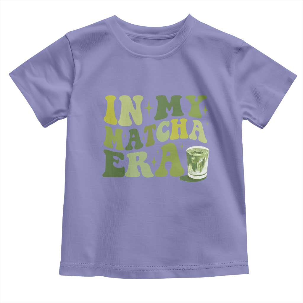 In My Matcha Era Toddler T Shirt Matcha Latte Lover - Wonder Print Shop