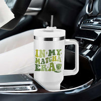 In My Matcha Era Tumbler With Handle Matcha Latte Lover - Wonder Print Shop