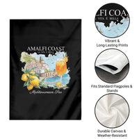 Amalfi Coast Italy Travel Garden Flag La Vita E Bella Lemon Travel Souvenir - Wonder Print Shop