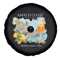 Amalfi Coast Italy Travel Spare Tire Cover La Vita E Bella Lemon Travel Souvenir - Wonder Print Shop
