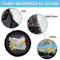 Amalfi Coast Italy Travel Spare Tire Cover La Vita E Bella Lemon Travel Souvenir - Wonder Print Shop