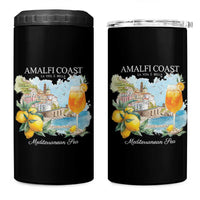 Amalfi Coast Italy Travel 4 in 1 Can Cooler Tumbler La Vita E Bella Lemon Travel Souvenir - Wonder Print Shop