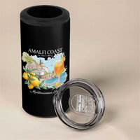 Amalfi Coast Italy Travel 4 in 1 Can Cooler Tumbler La Vita E Bella Lemon Travel Souvenir - Wonder Print Shop