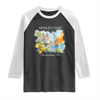 Amalfi Coast Italy Travel Raglan Shirt La Vita E Bella Lemon Travel Souvenir - Wonder Print Shop