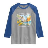 Amalfi Coast Italy Travel Raglan Shirt La Vita E Bella Lemon Travel Souvenir - Wonder Print Shop