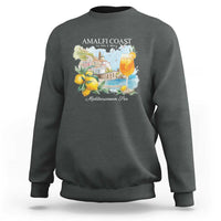Amalfi Coast Italy Travel Sweatshirt La Vita E Bella Lemon Travel Souvenir - Wonder Print Shop
