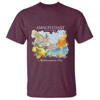 Amalfi Coast Italy Travel T Shirt La Vita E Bella Lemon Travel Souvenir - Wonder Print Shop