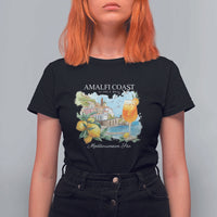 Amalfi Coast Italy Travel T Shirt For Women La Vita E Bella Lemon Travel Souvenir - Wonder Print Shop
