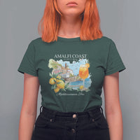Amalfi Coast Italy Travel T Shirt For Women La Vita E Bella Lemon Travel Souvenir - Wonder Print Shop