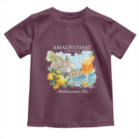 Amalfi Coast Italy Travel Toddler T Shirt La Vita E Bella Lemon Travel Souvenir - Wonder Print Shop