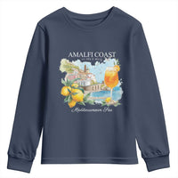 Amalfi Coast Italy Travel Youth Sweatshirt La Vita E Bella Lemon Travel Souvenir - Wonder Print Shop