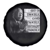 John Lewis Spare Tire Cover Get In Good Necessary Trouble Social Justice - Wonder Print Shop