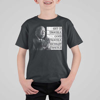 John Lewis T Shirt For Kid Get In Good Necessary Trouble Social Justice - Wonder Print Shop