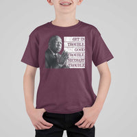 John Lewis T Shirt For Kid Get In Good Necessary Trouble Social Justice - Wonder Print Shop
