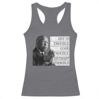 John Lewis Racerback Tank Top Get In Good Necessary Trouble Social Justice - Wonder Print Shop