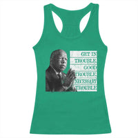 John Lewis Racerback Tank Top Get In Good Necessary Trouble Social Justice - Wonder Print Shop