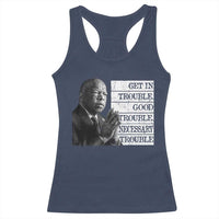 John Lewis Racerback Tank Top Get In Good Necessary Trouble Social Justice - Wonder Print Shop