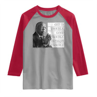 John Lewis Raglan Shirt Get In Good Necessary Trouble Social Justice - Wonder Print Shop
