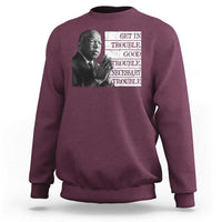 John Lewis Sweatshirt Get In Good Necessary Trouble Social Justice - Wonder Print Shop