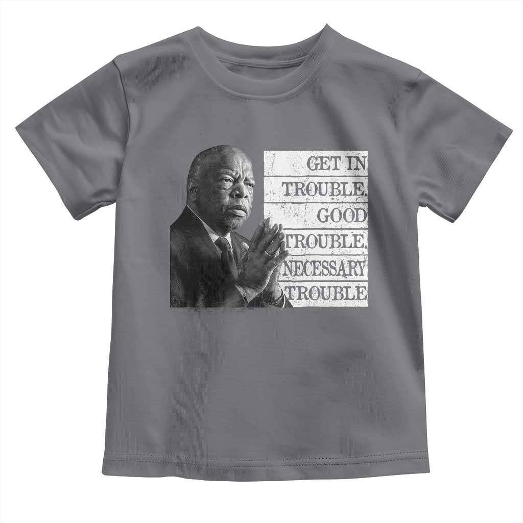 John Lewis Toddler T Shirt Get In Good Necessary Trouble Social Justice - Wonder Print Shop