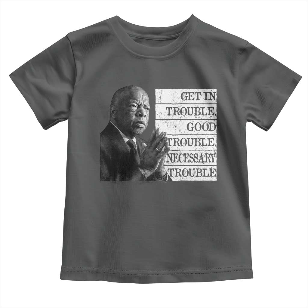 John Lewis Toddler T Shirt Get In Good Necessary Trouble Social Justice - Wonder Print Shop
