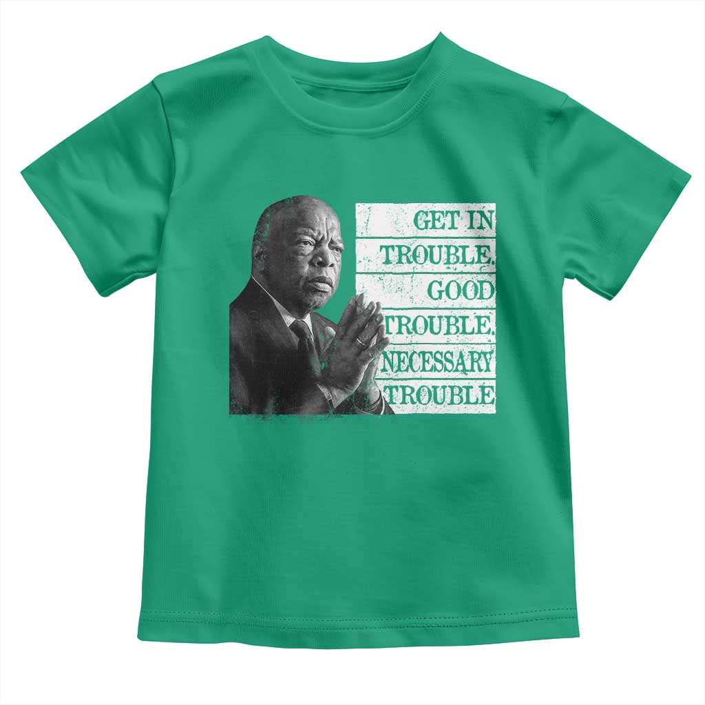 John Lewis Toddler T Shirt Get In Good Necessary Trouble Social Justice - Wonder Print Shop