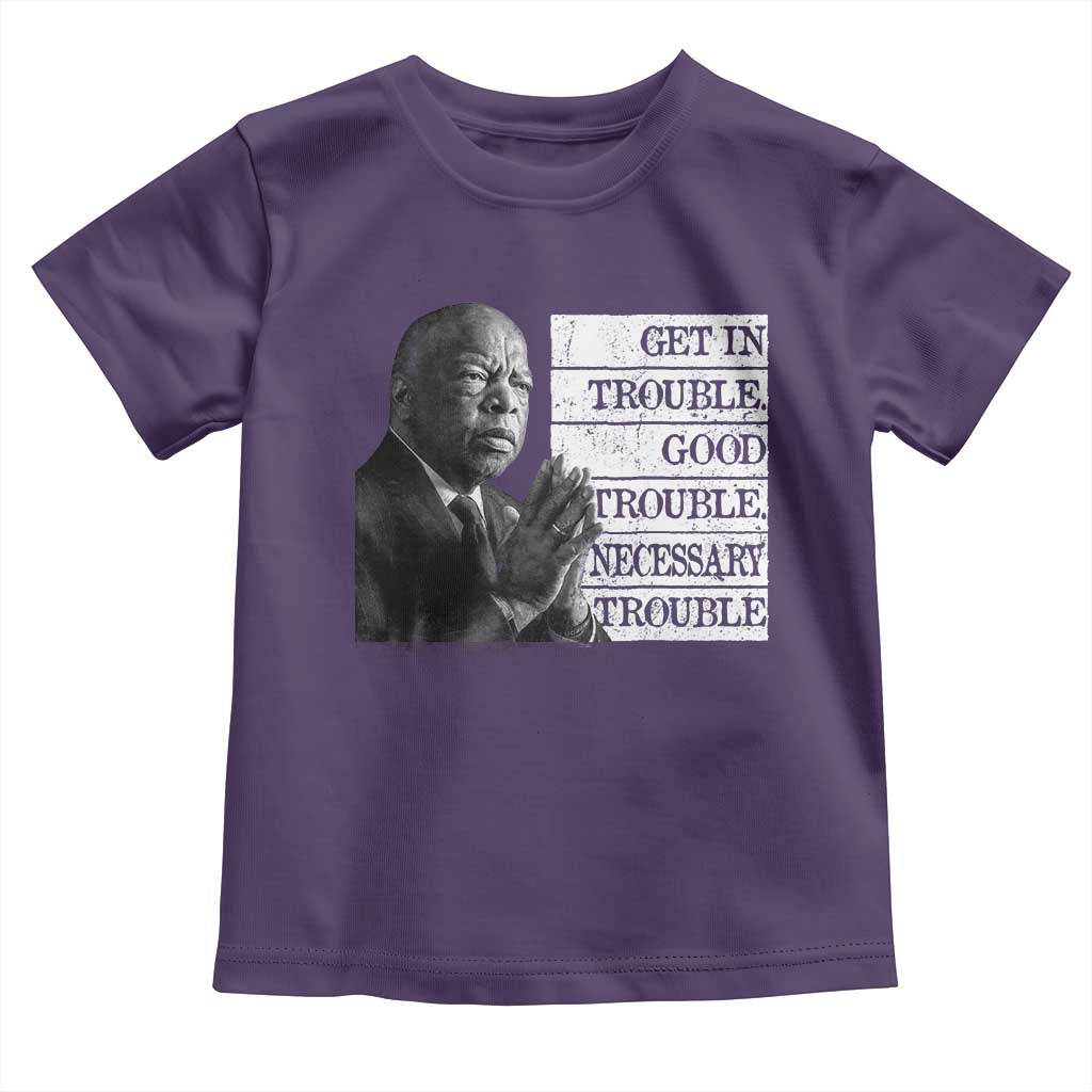 John Lewis Toddler T Shirt Get In Good Necessary Trouble Social Justice - Wonder Print Shop