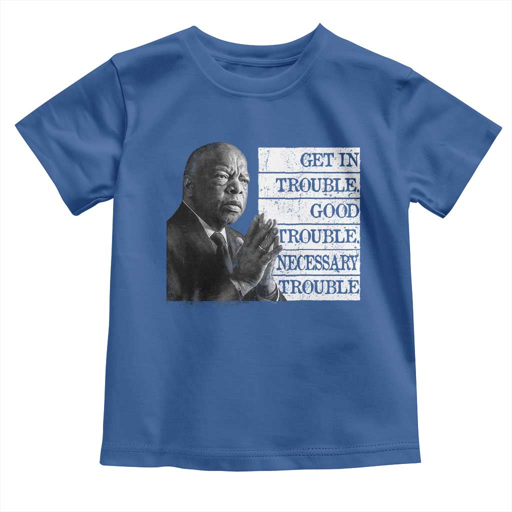 John Lewis Toddler T Shirt Get In Good Necessary Trouble Social Justice - Wonder Print Shop