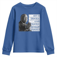 John Lewis Youth Sweatshirt Get In Good Necessary Trouble Social Justice - Wonder Print Shop