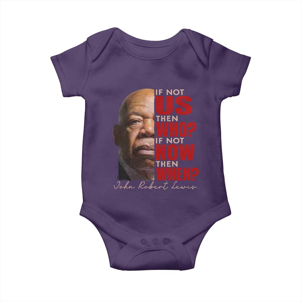 John Lewis Baby Onesie If Not Us Then Who If Not Now Then When - Wonder Print Shop