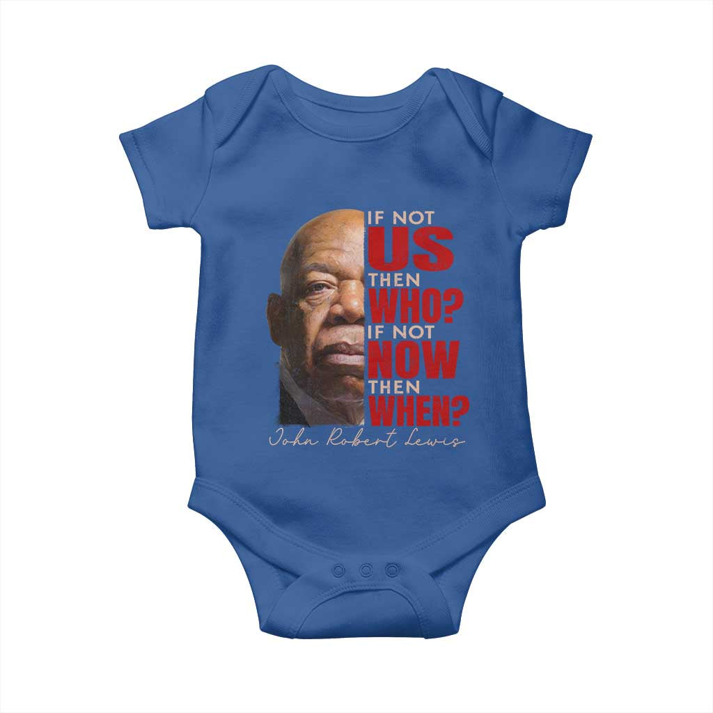 John Lewis Baby Onesie If Not Us Then Who If Not Now Then When - Wonder Print Shop