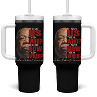 John Lewis Tumbler With Handle If Not Us Then Who If Not Now Then When - Wonder Print Shop