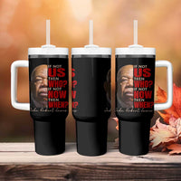 John Lewis Tumbler With Handle If Not Us Then Who If Not Now Then When - Wonder Print Shop